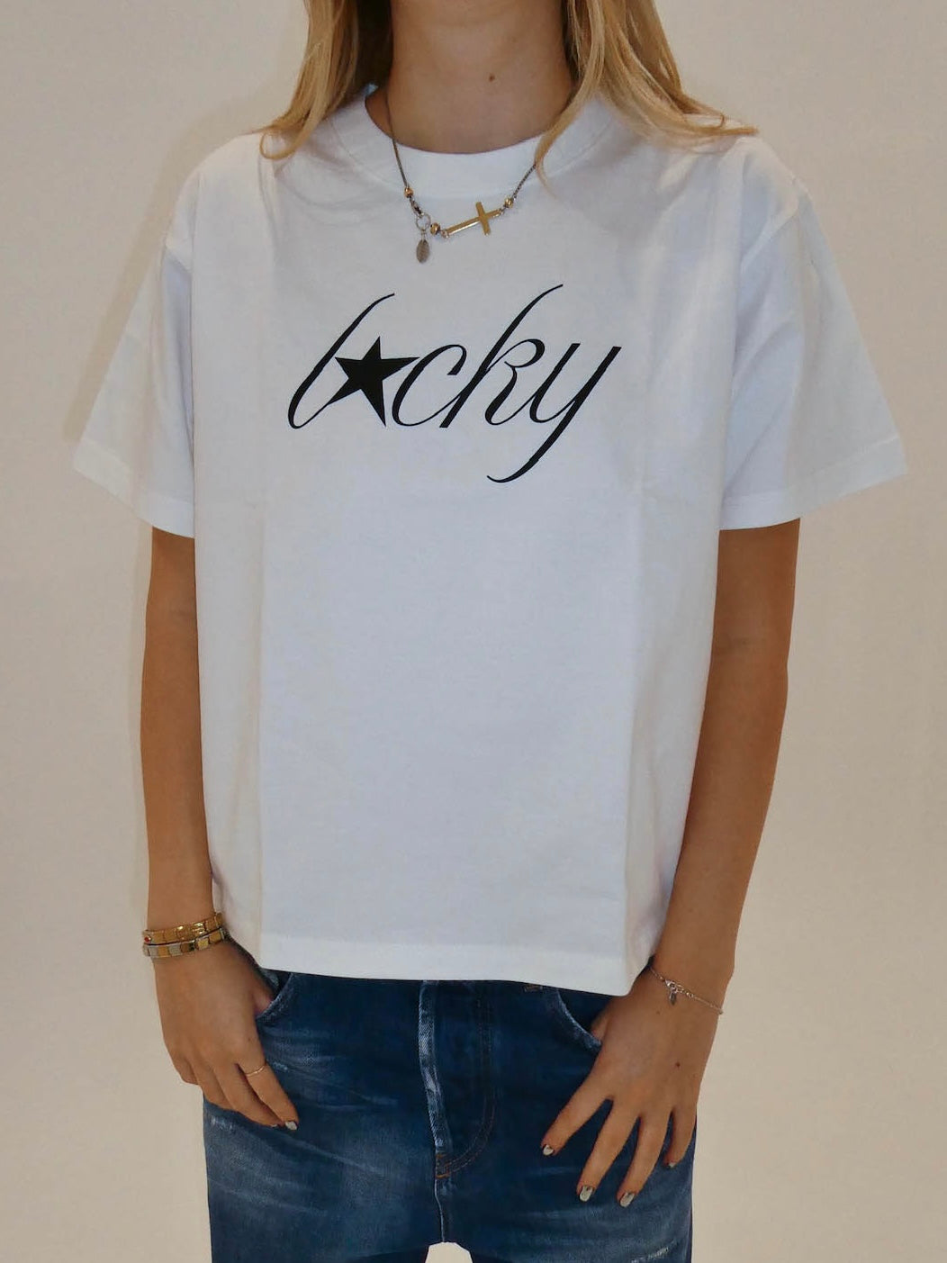 ‘Lucky’ tee