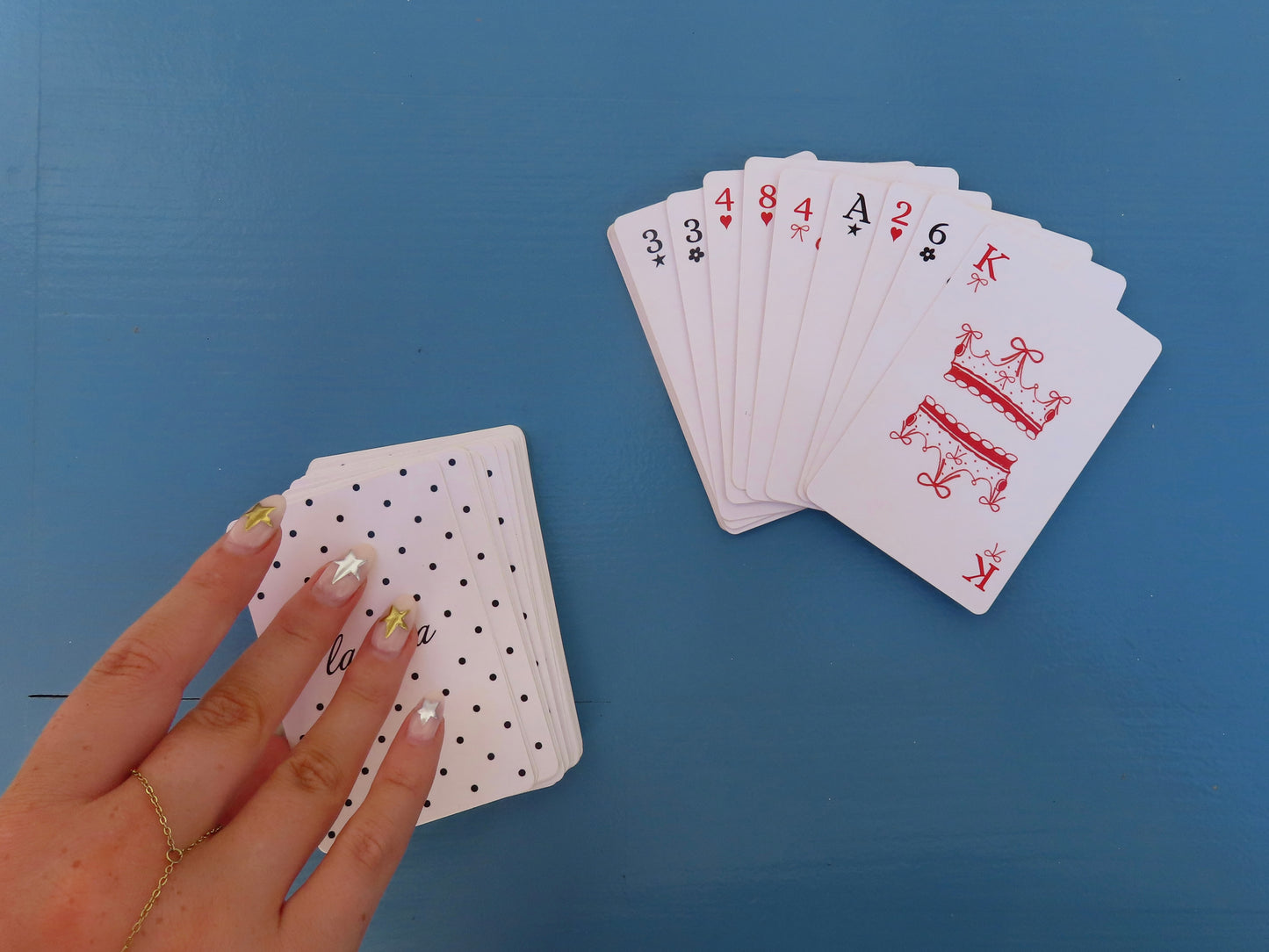 'Poolside' playing cards