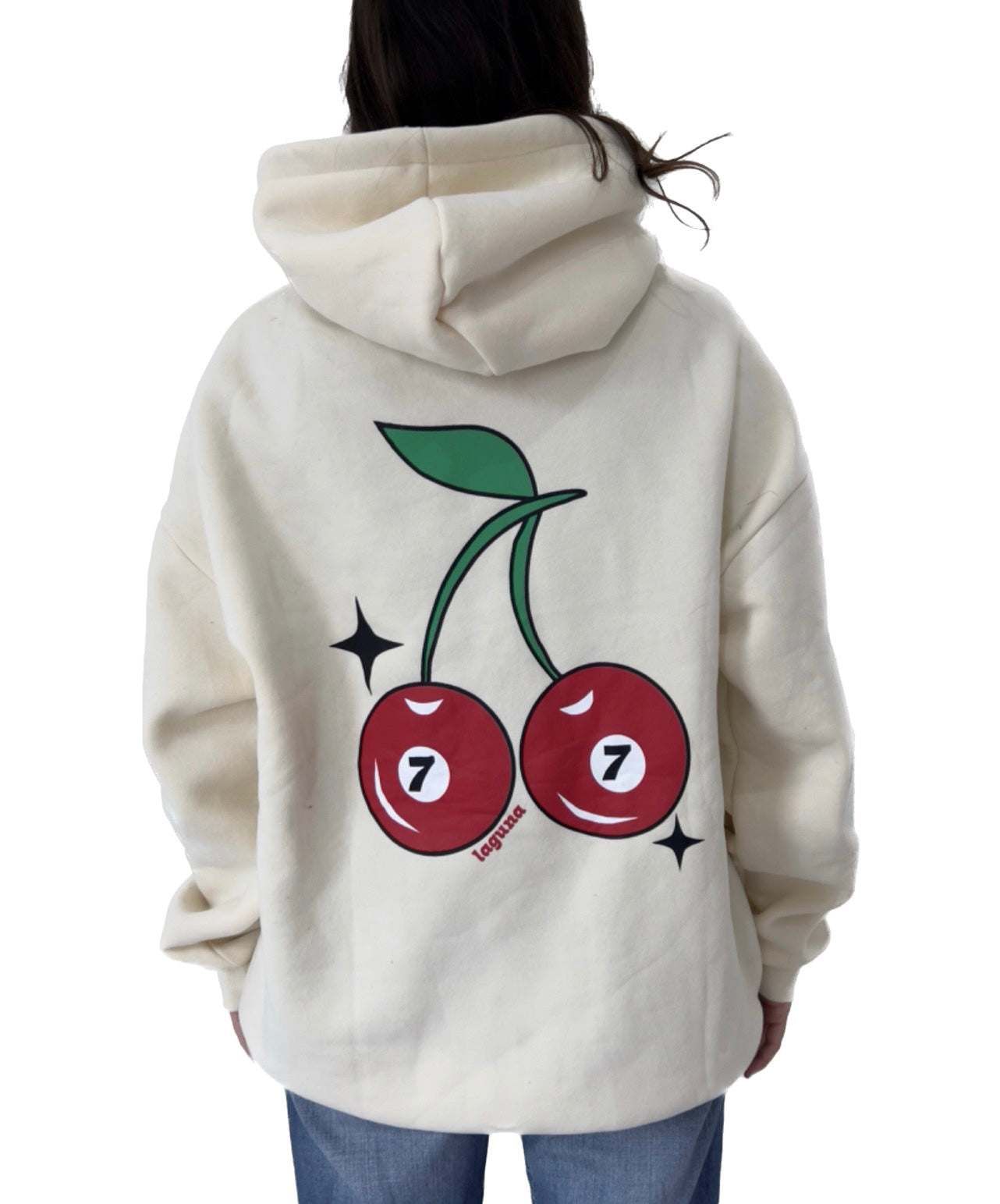 Cherries oversized hoodie