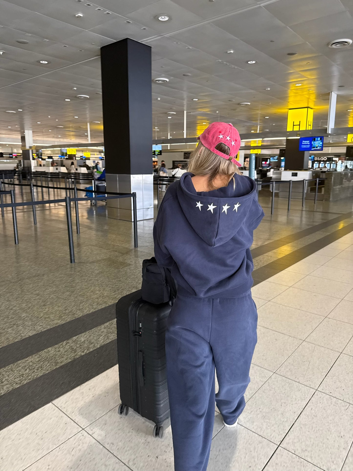 Zip up hoodie in 'Midnight'