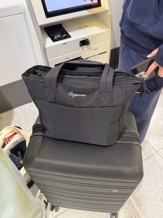 The Jetset Bag in 'jet black'