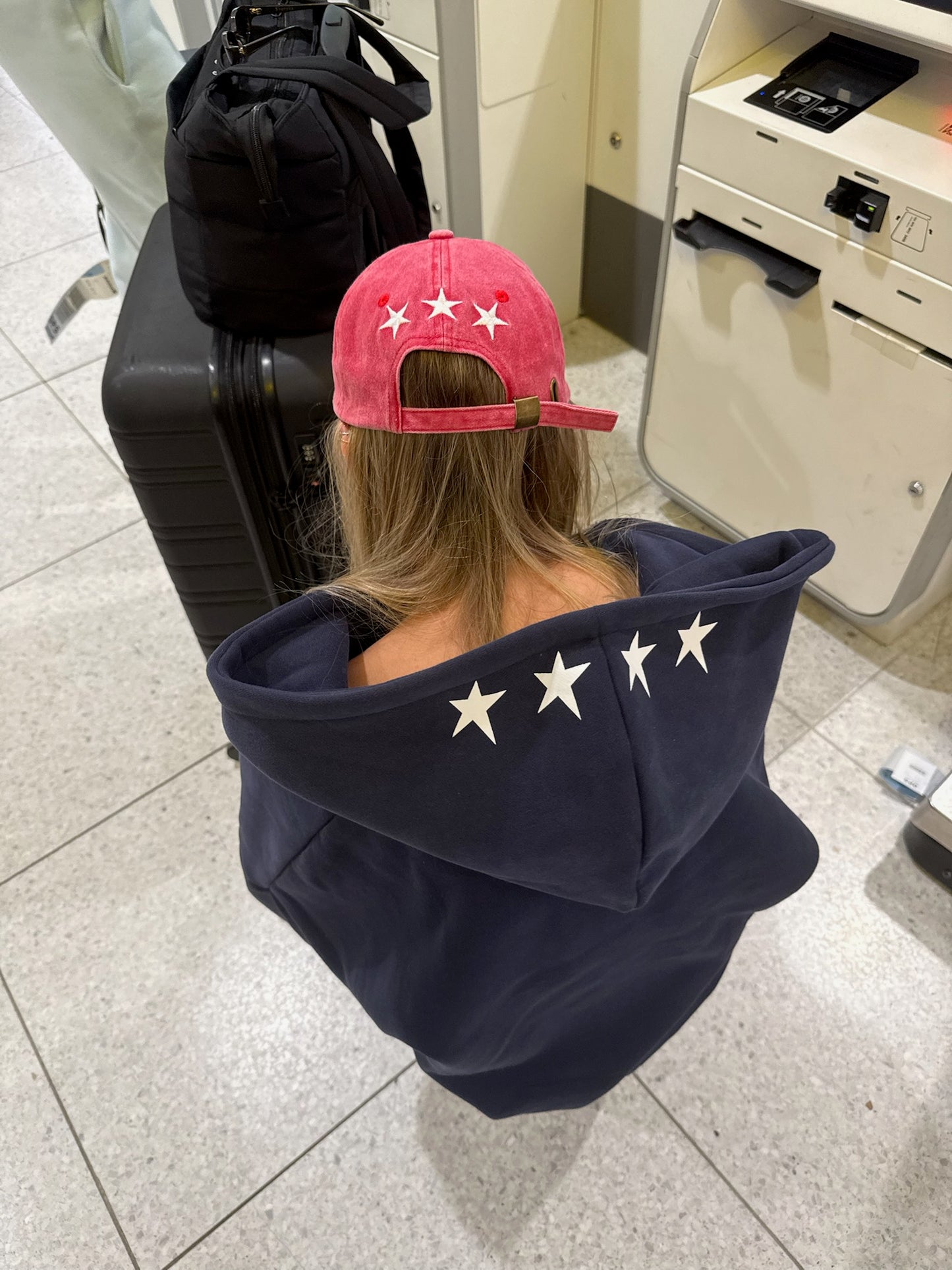 Zip up hoodie in 'Midnight'