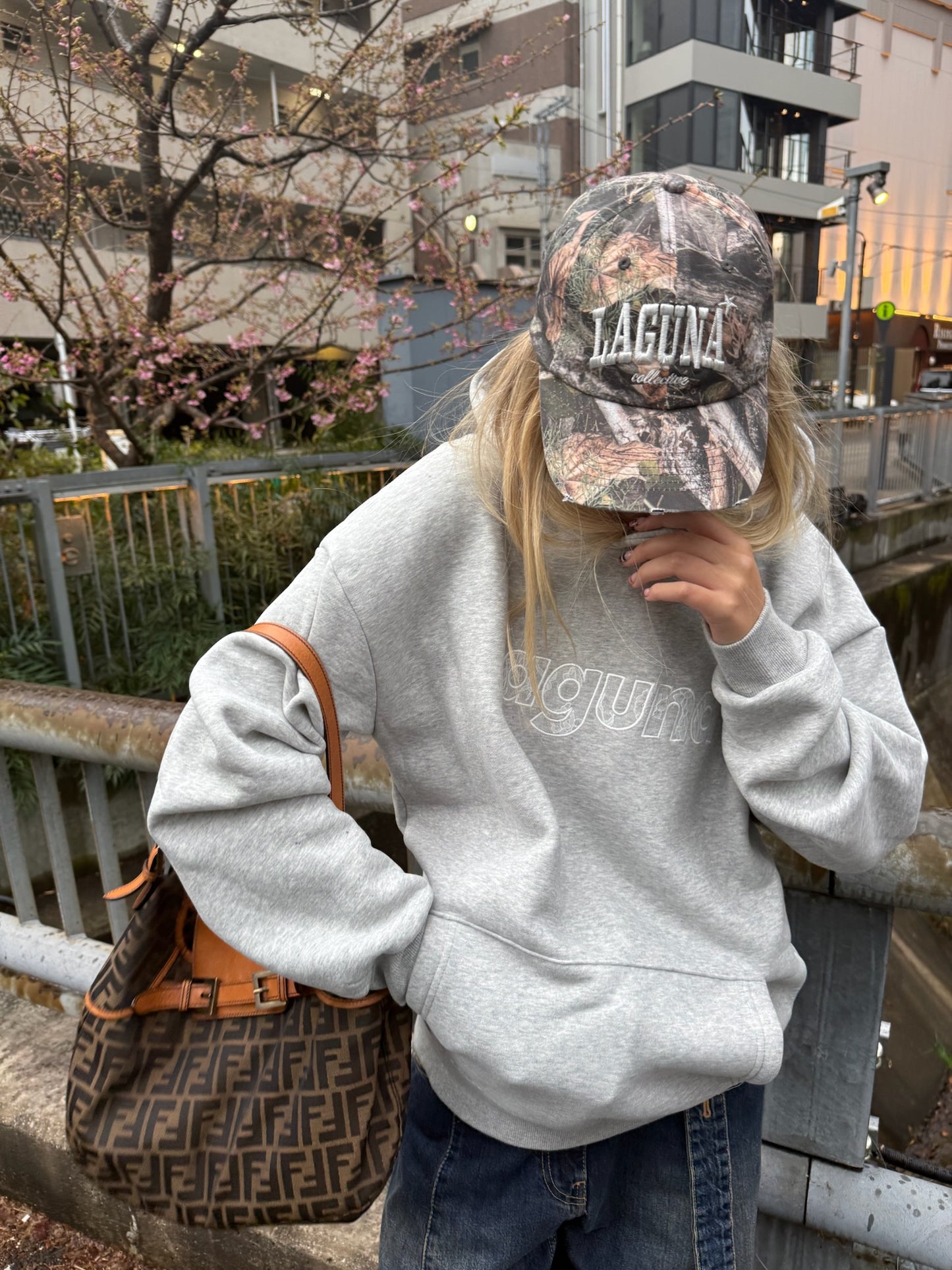 Vintage Denim Cap in 'Camo'