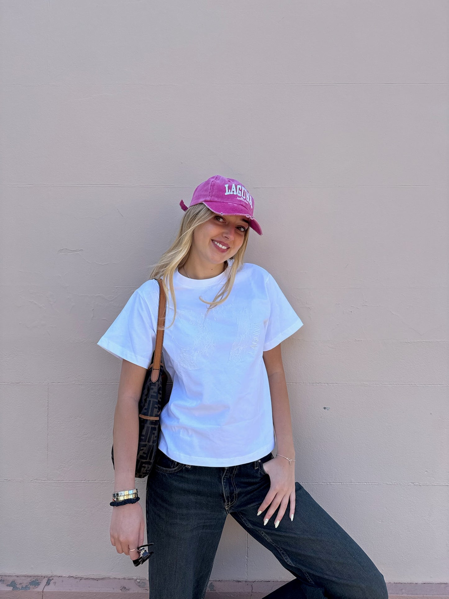 Vintage Lace Baby Tee in '97'