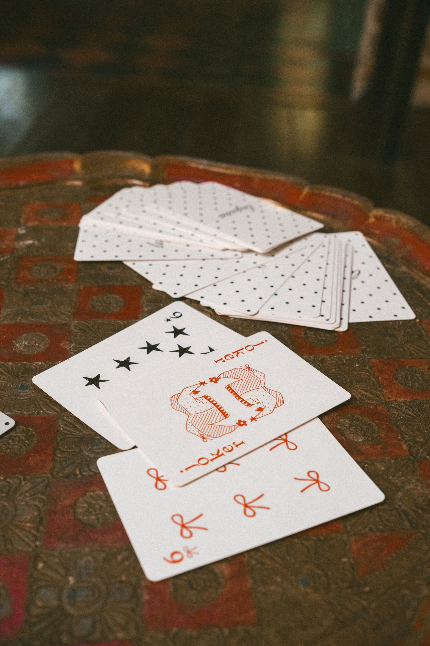 'Poolside' playing cards