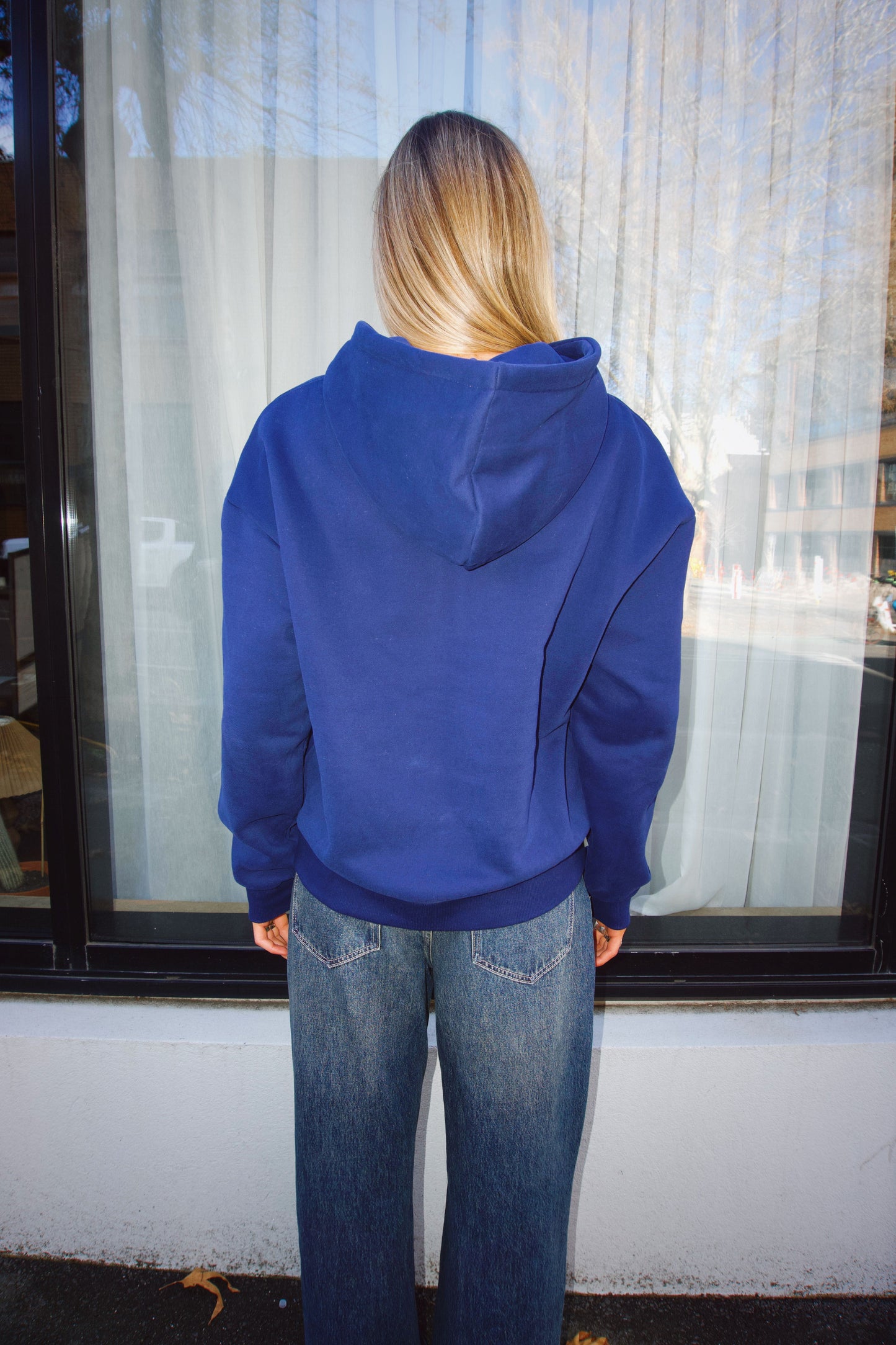 Varsity zip up hoodie