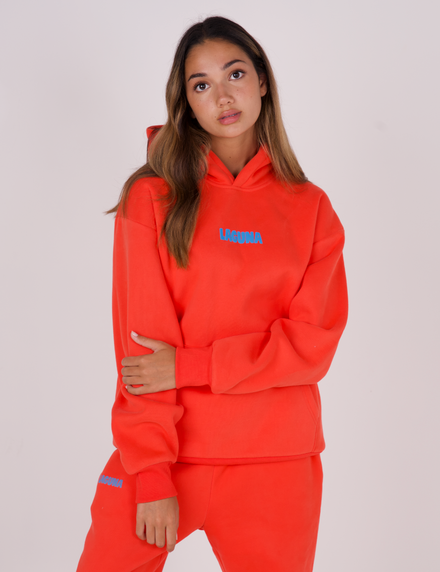 Tangerine oversized hoodie